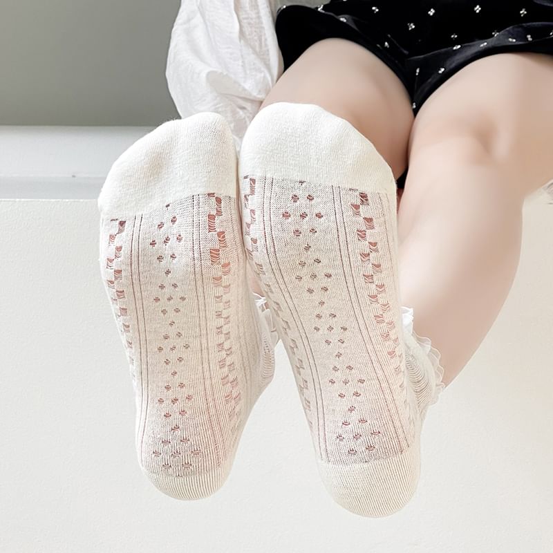 Lace Trim Socks Set SpreePicky