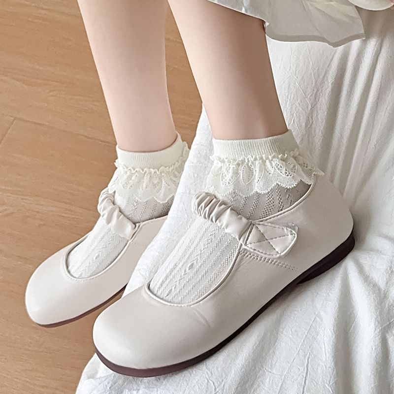 Ruffle Trim Socks SpreePicky