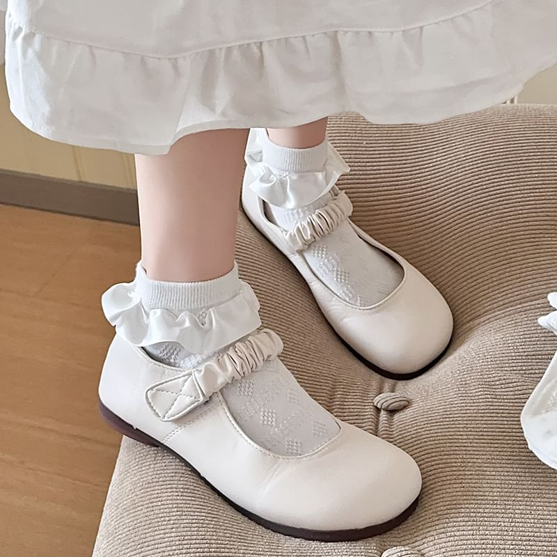 Ruffle Trim Socks SpreePicky