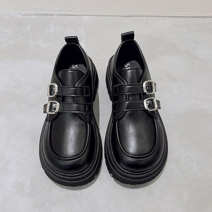 Buckled Platform Loafers mySite