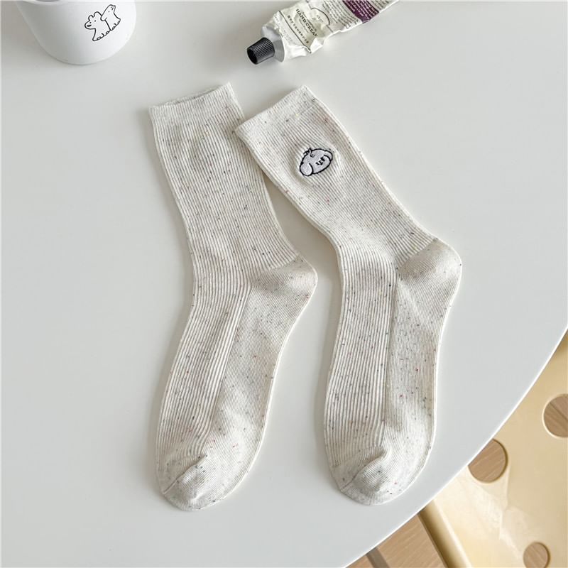 Dog Embroidered Socks SpreePicky