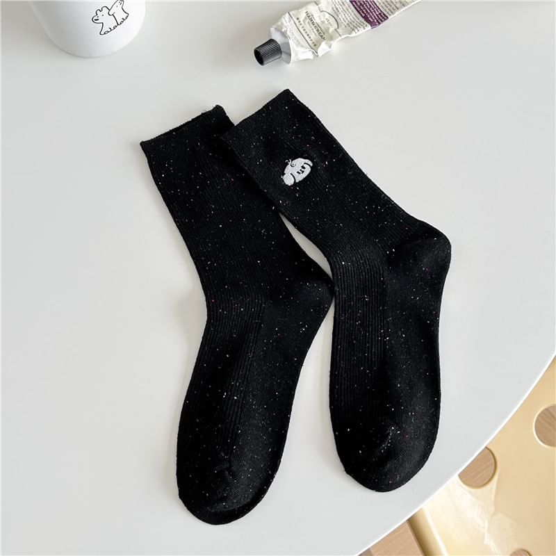 Dog Embroidered Socks SpreePicky