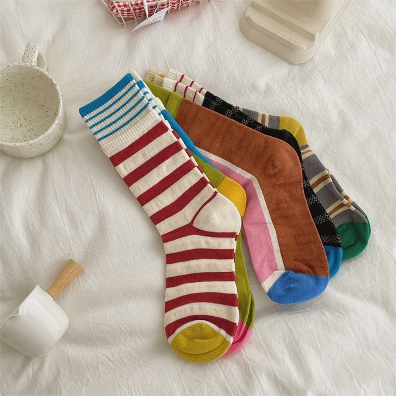 Color Block Socks SpreePicky