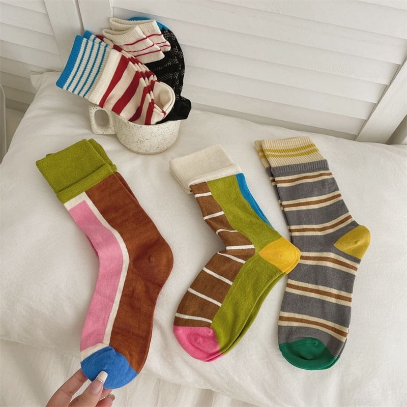 Color Block Socks SpreePicky