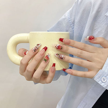 Strawberry Press On Nail SpreePicky