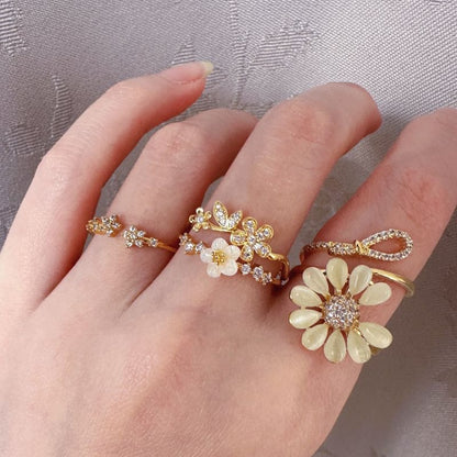 Floral Open Ring SpreePicky