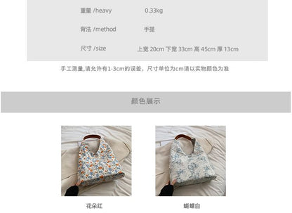 Butterfly Print Tote Bag mySite