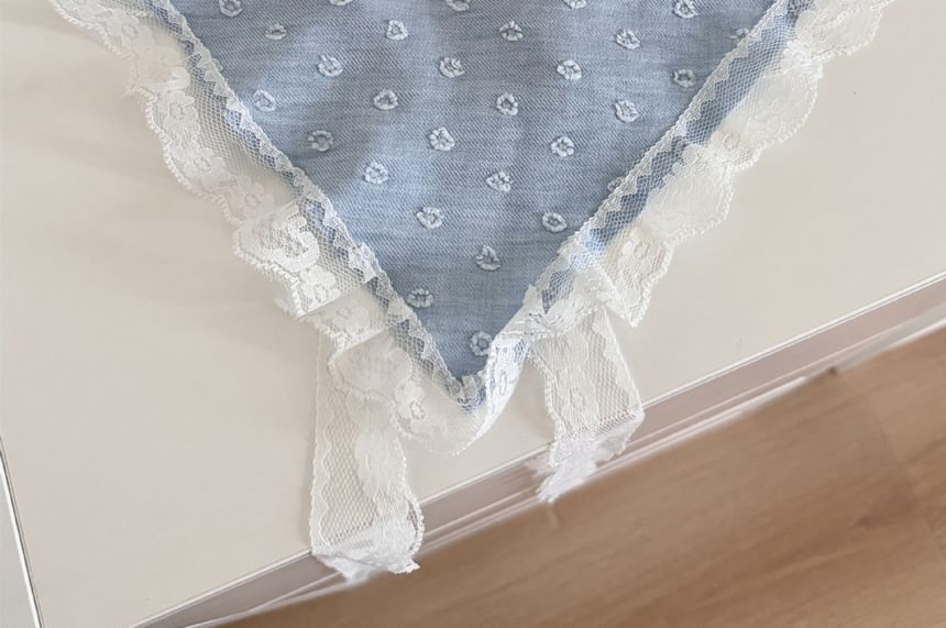 Lace Trim Headscarf SpreePicky