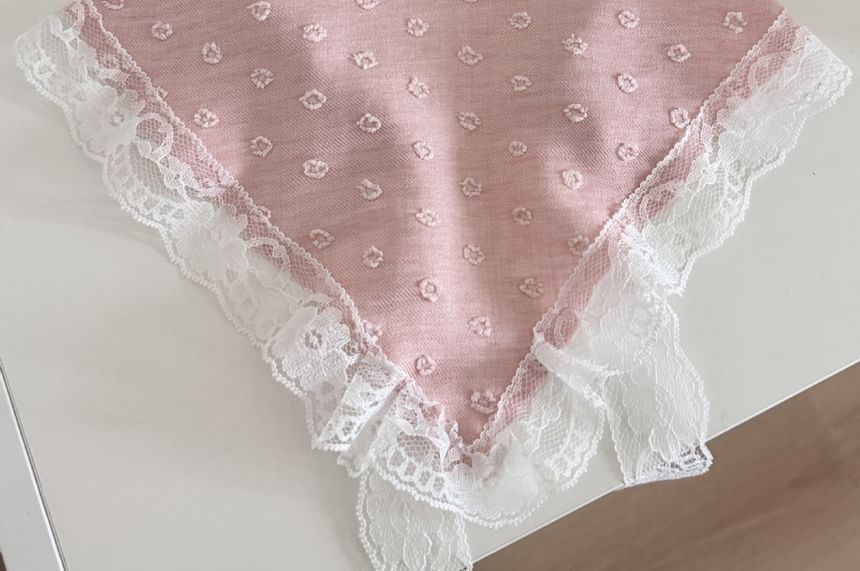 Lace Trim Headscarf SpreePicky