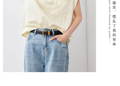 Short Sleeve Solid Color Pocket Loose Polo Shirt Egirldoll