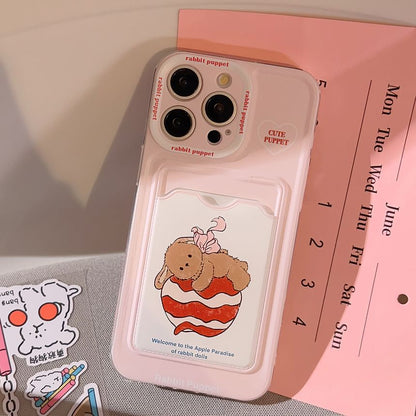 Rabbit Card Holder Phone Case SpreePicky