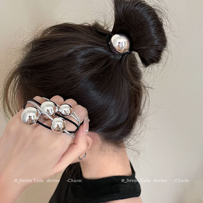 Alloy Bead Hair Tie / Set SpreePicky