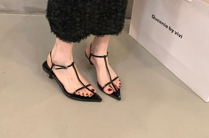 Slingback Kitten Heel Sandals SpreePicky