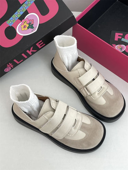 Adhesive Strap Platform Sneakers SpreePicky