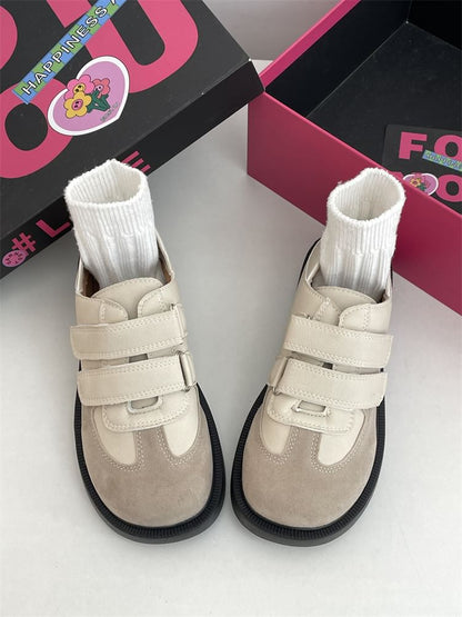 Adhesive Strap Platform Sneakers SpreePicky