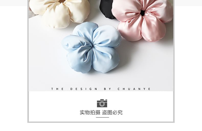 Satin Flower Scrunchie SpreePicky