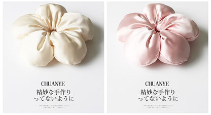 Satin Flower Scrunchie SpreePicky