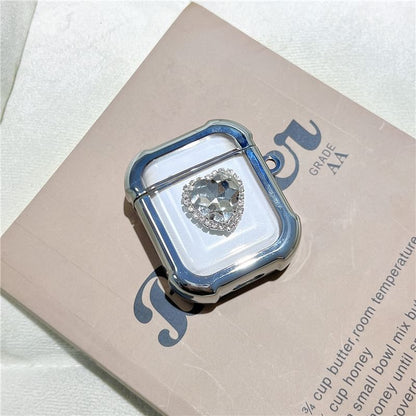 Heart Rhinestone AirPods / Pro Earphone Case Skin SpreePicky