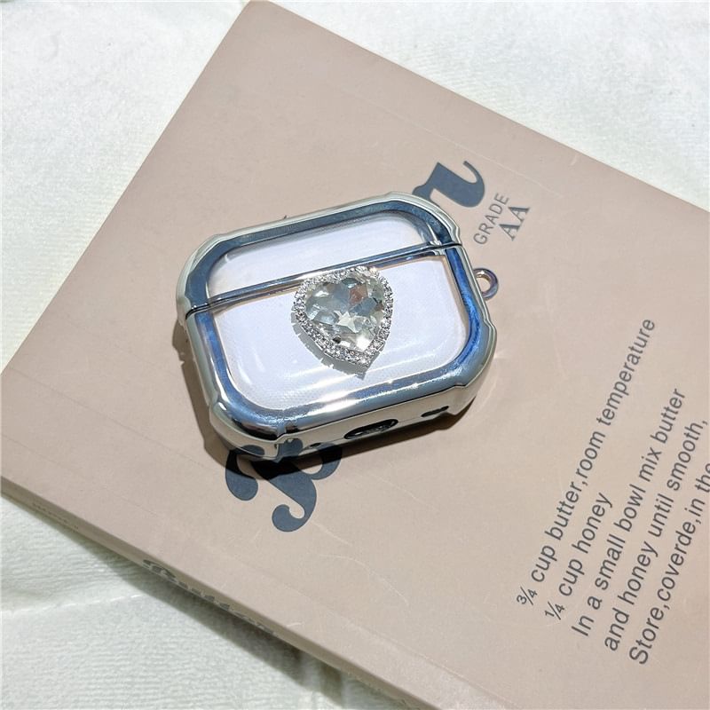 Heart Rhinestone AirPods / Pro Earphone Case Skin SpreePicky