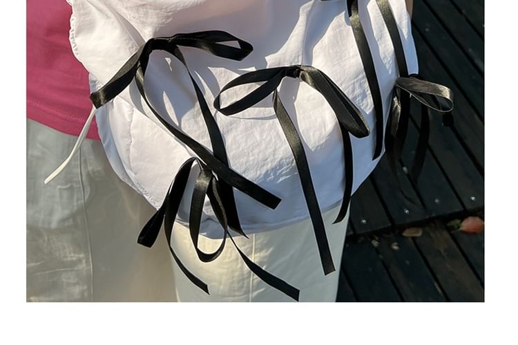 Bow Drawstring Crossbody Bag mySite