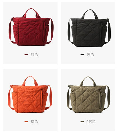 Quilted Tote Bag mySite