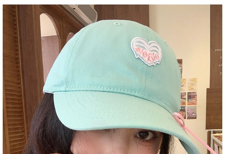 Embroidered Heart Baseball Cap SpreePicky