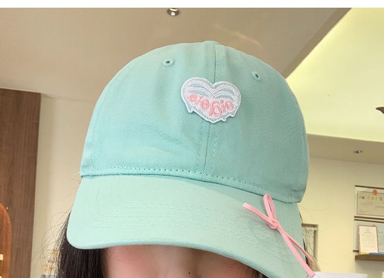 Embroidered Heart Baseball Cap SpreePicky