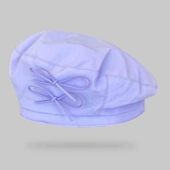 Ribbon Plain Beret SpreePicky