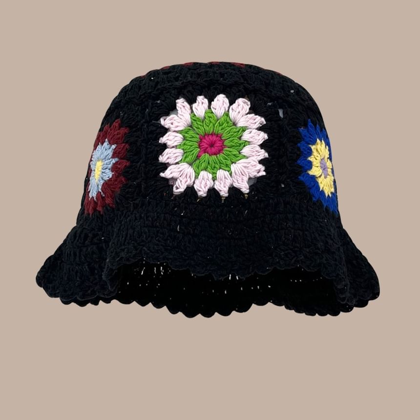 Floral Crochet Cloche Hat SpreePicky