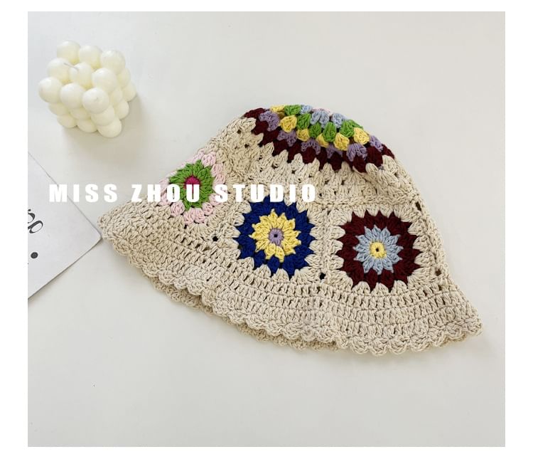 Floral Crochet Cloche Hat SpreePicky