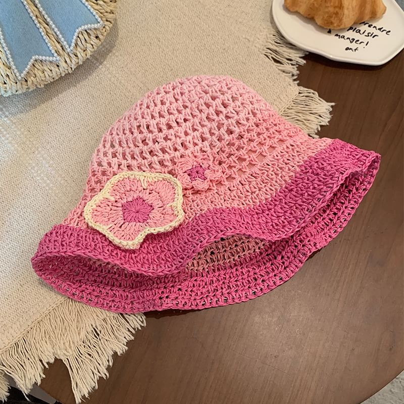 Crochet Floral Sun Hat SpreePicky