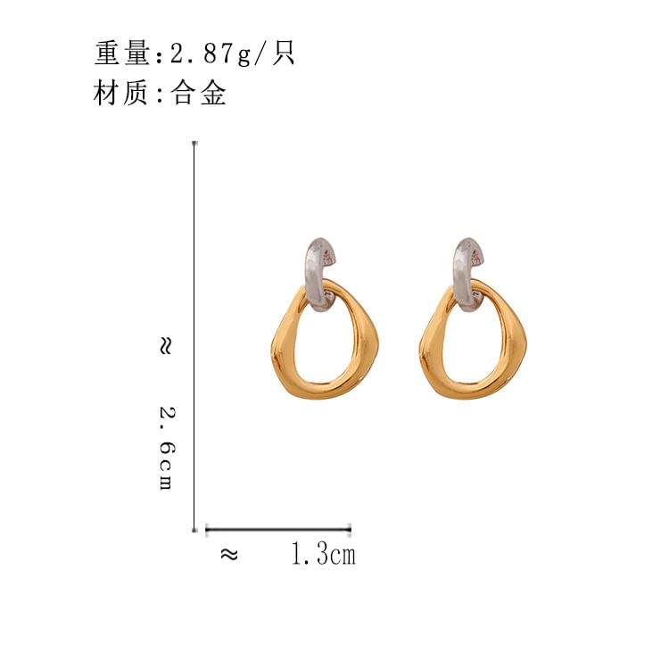 Alloy Half Hoop Earring SpreePicky