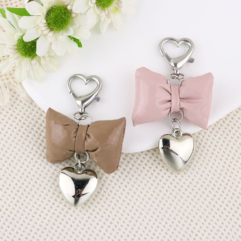 Heart Bow Keyring SpreePicky