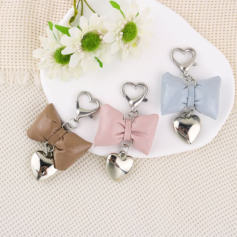 Heart Bow Keyring SpreePicky