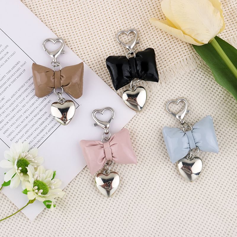 Heart Bow Keyring SpreePicky