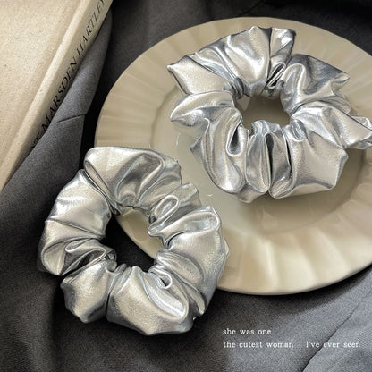 Metallic Patent Scrunchie SpreePicky