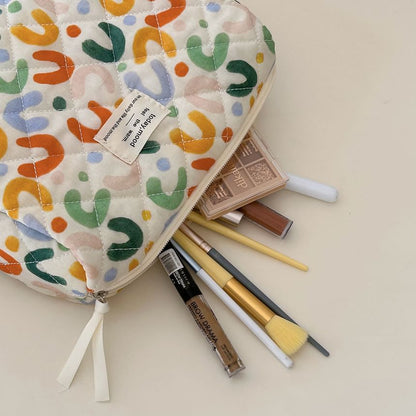 Print Fabric Makeup Bag / Clutch / Pouch SpreePicky