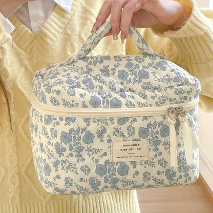 Floral Fabric Pouch / Makeup Bag / Clutch SpreePicky