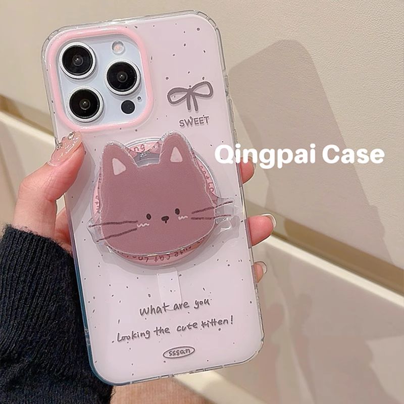 Cat Phone Case - iPhone 15 Pro Max / 15 Pro / 15 / 14 Pro Max / 14 Pro / 14 / 13 Pro Max / 13 Pro / 13 / 12 Pro Max / 12 Pro / 12 SpreePicky