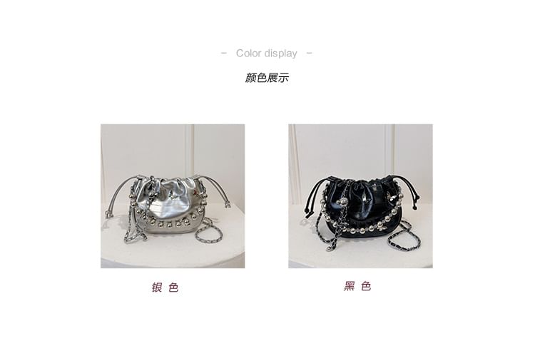 Butterfly Drawstring Chain Crossbody Bag SpreePicky