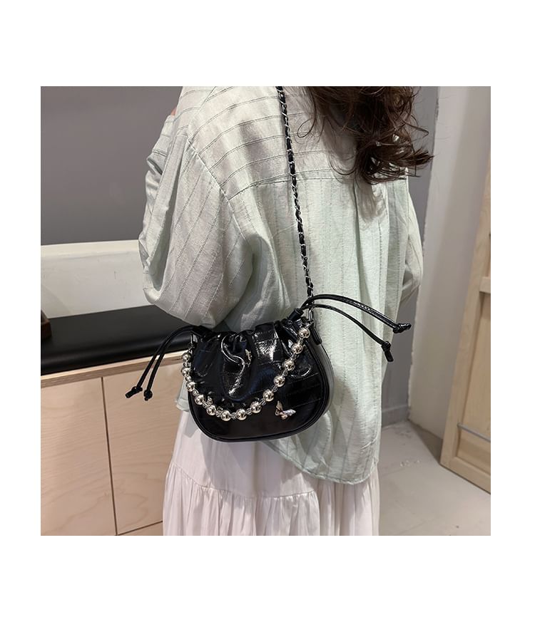 Butterfly Drawstring Chain Crossbody Bag SpreePicky