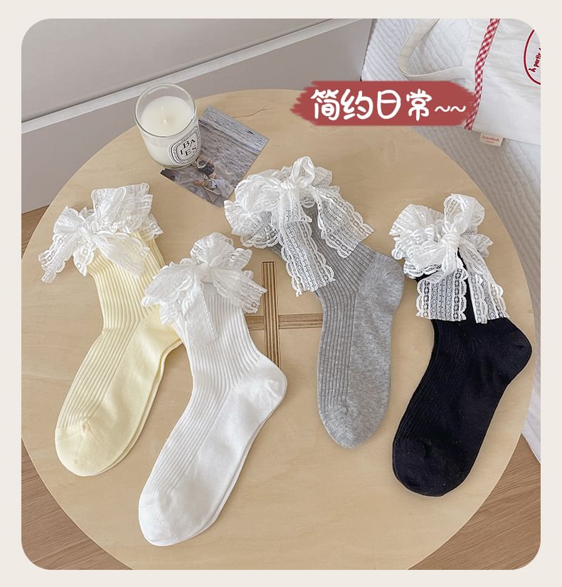 Bow Lace Socks / Set SpreePicky