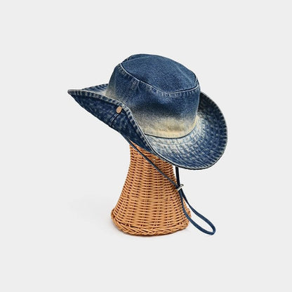 Denim Western Cowboy Hat SpreePicky