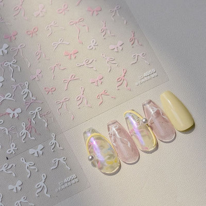 Ribbon Nail Art Stickers SpreePicky