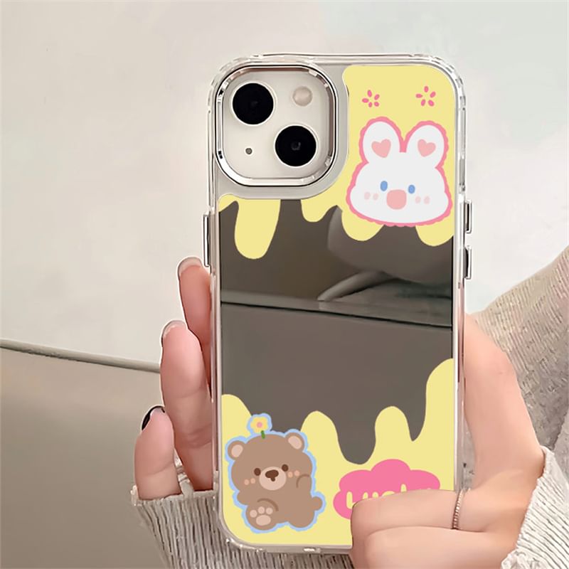 Animal Mirrored Phone Case - iPhone 15 Pro Max / 15 Pro / 15 Plus / 15 / 14 Pro Max / 14 Pro / 14 Plus / 14 / 13 Pro Max / 13 Pro / 13 / 13 mini / 12 Pro Max / 12 Pro / 12 / 12 mini / 11 Pro Max / 11 Pro / 11 SpreePicky