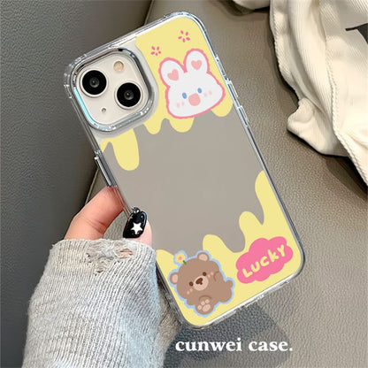 Animal Mirrored Phone Case - iPhone 15 Pro Max / 15 Pro / 15 Plus / 15 / 14 Pro Max / 14 Pro / 14 Plus / 14 / 13 Pro Max / 13 Pro / 13 / 13 mini / 12 Pro Max / 12 Pro / 12 / 12 mini / 11 Pro Max / 11 Pro / 11 SpreePicky