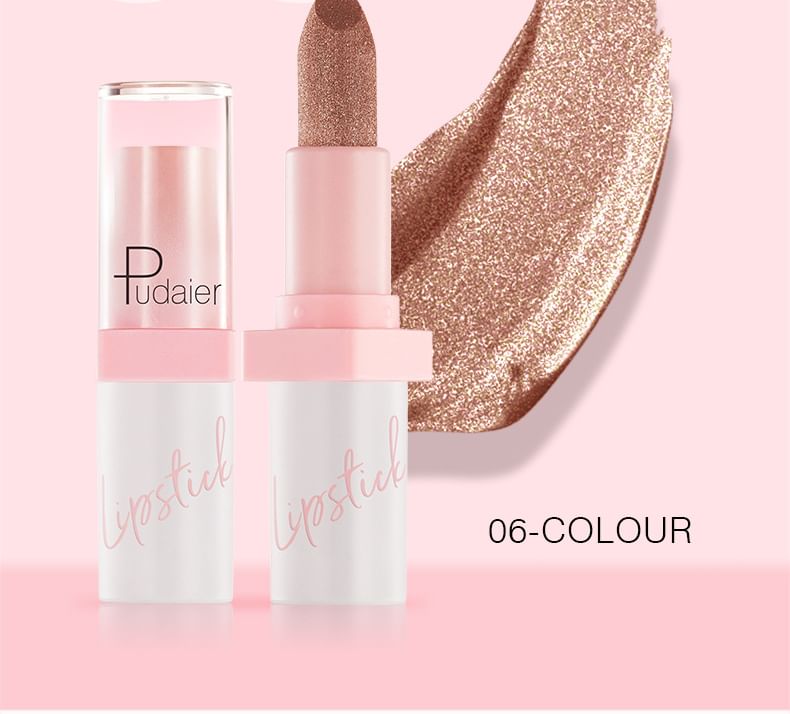 Shining Metallic Pearlescent Lipstick SpreePicky