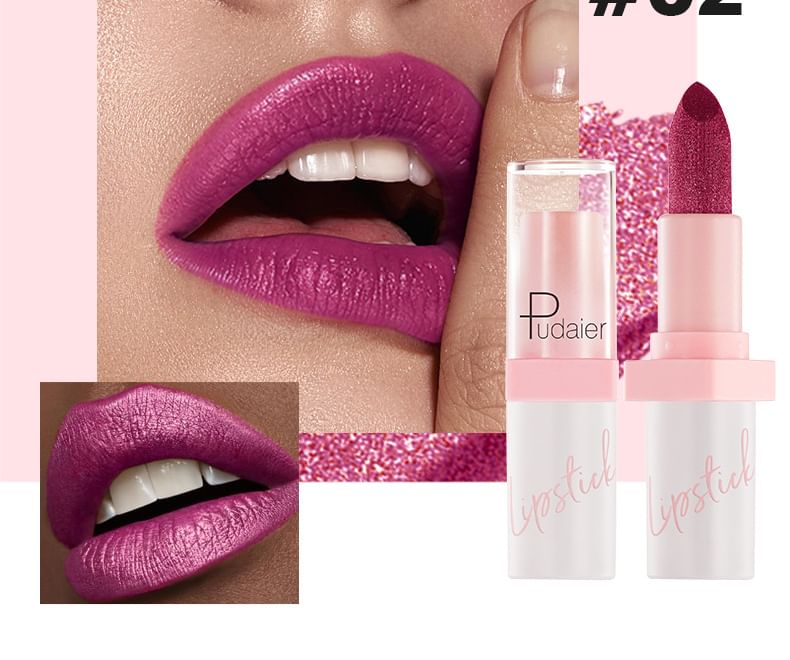 Shining Metallic Pearlescent Lipstick SpreePicky