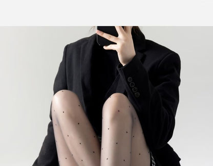 Dotted Sheer Tights SpreePicky