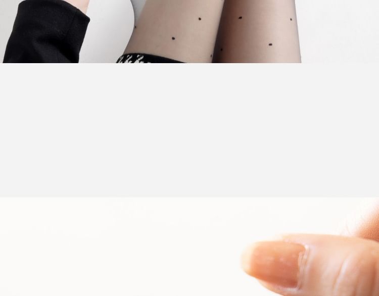 Dotted Sheer Tights SpreePicky